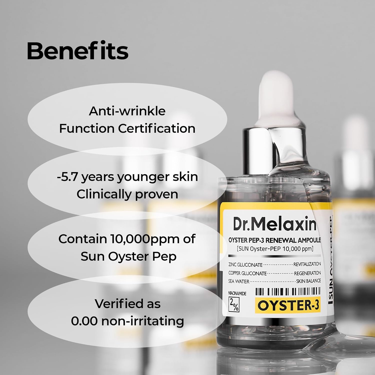Dr. Melaxin Oyster Peptide Ampoule Serum Προσώπου με Πεπτίδια για Σύσφιξη & Αναζωογόνηση 30ml