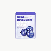Farm Stay Real Blueberry Essence Sheets για Αντιγήρανση / Ενυδάτωση / Λάμψη
