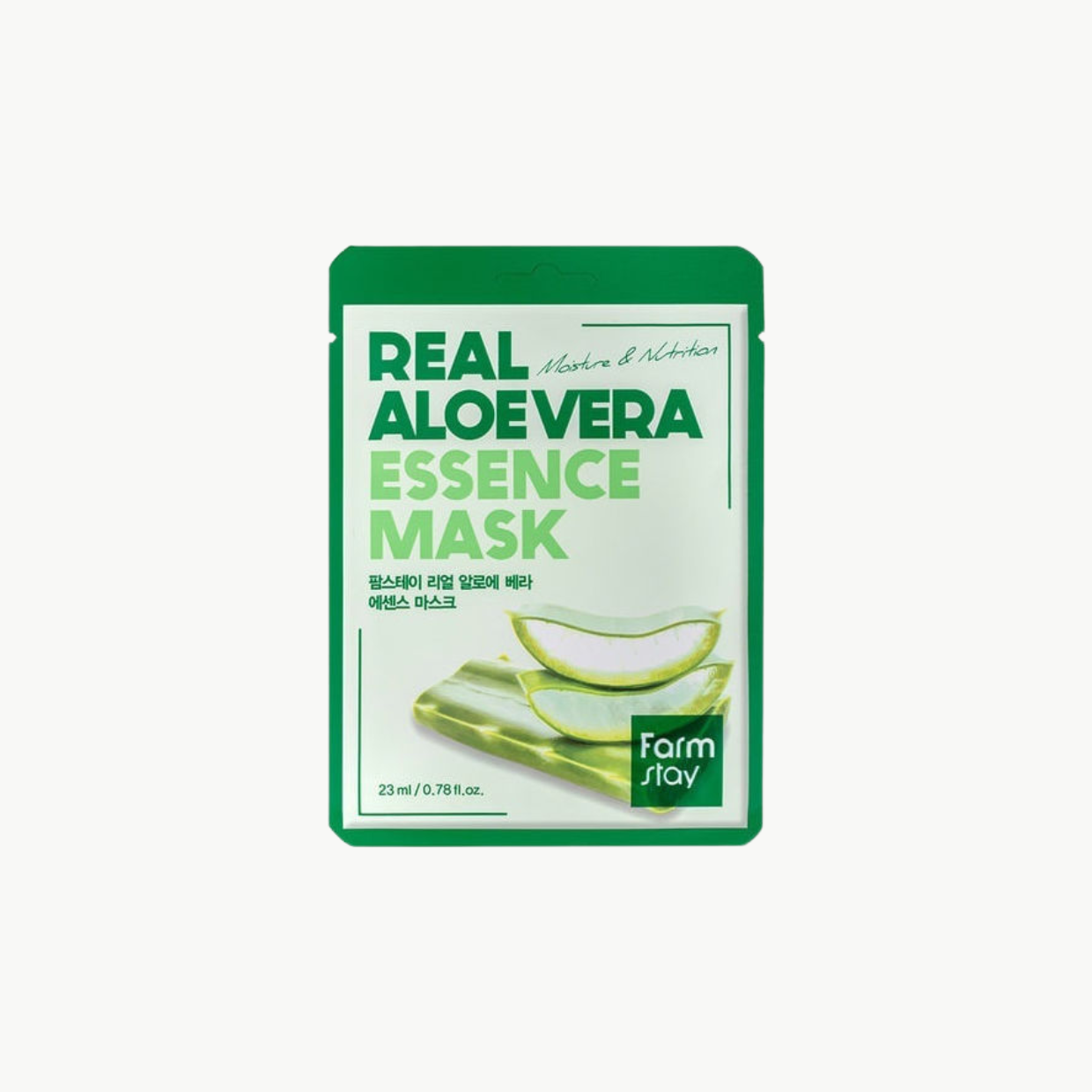 Farmstay Real Aloe Vera Essence Mask Moisturizing Sheet Mask Aloe Extract 23ml