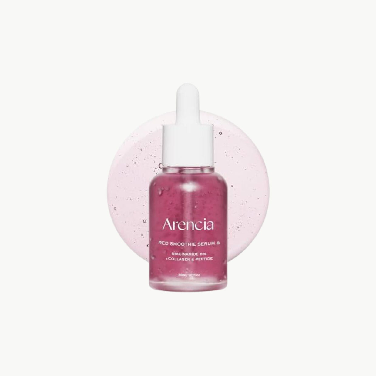 Fresh Red Smoothie Serum 8 - Ορός Λάμψης & Αντιγήρανσης με Νιασιναμίδη, Ροδέλαιο, Κολλαγόνο & 5 Πεπτίδια