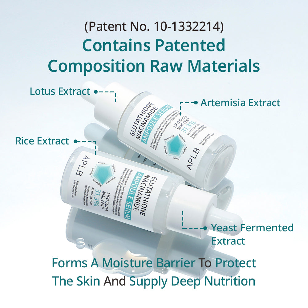 Glutathione Niacinamide Ampoule Serum - Ορός Λάμψης & Ομοιόμορφου Τόνου