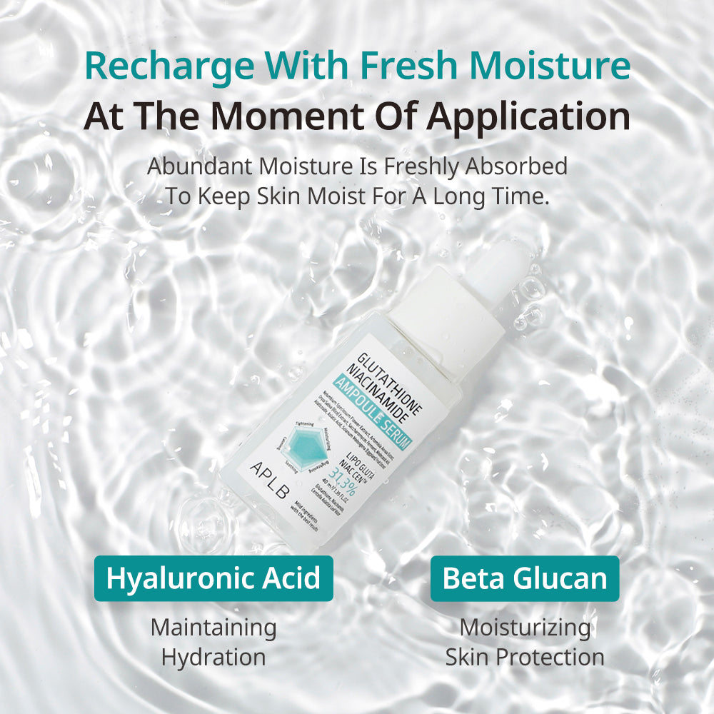 Glutathione Niacinamide Ampoule Serum - Ορός Λάμψης & Ομοιόμορφου Τόνου