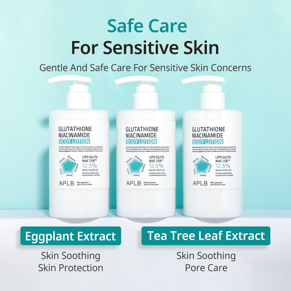Glutathione Niacinamide Body Lotion - Κρέμα σώματος για λάμψη και καταπράυνση 300ml