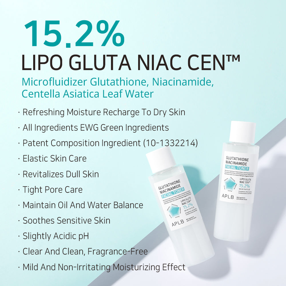 Glutathione Niacinamide Facial Toner – Τονωτική Λοσιόν για Ενυδάτωση & Λάμψη