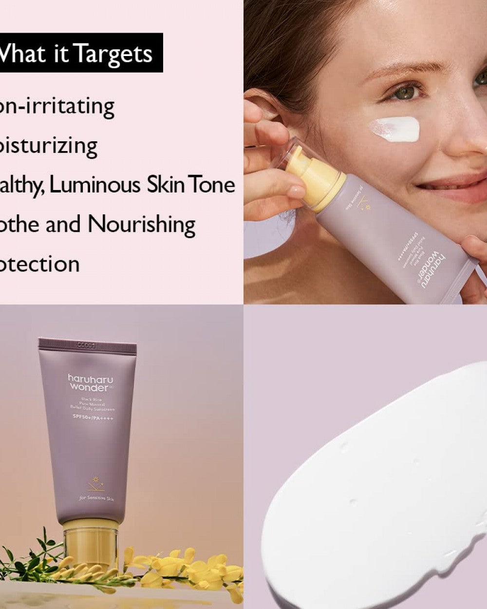 Haruharu Wonder Black Rice Pure Mineral Relief Daily Sunscreen 50ml