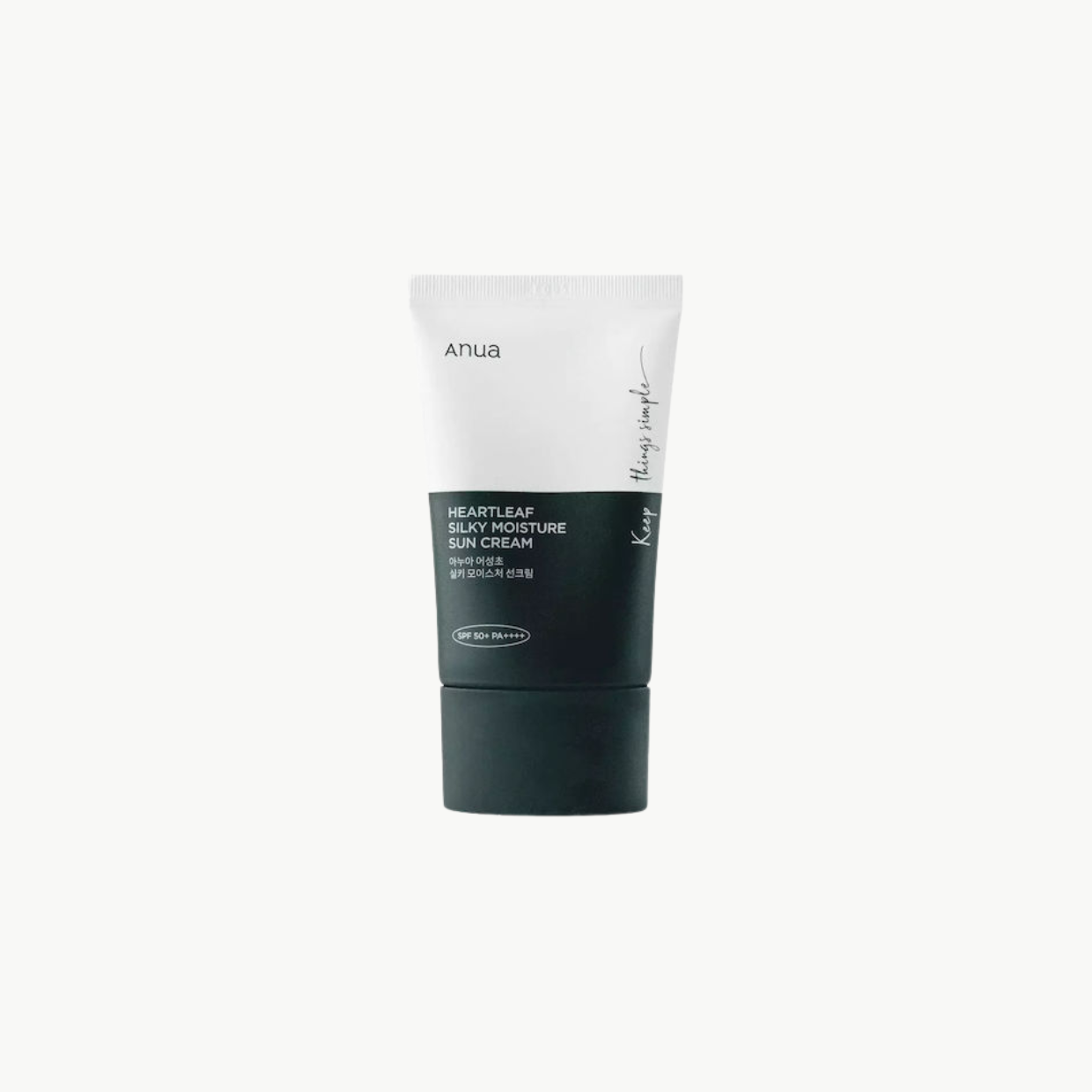 Heartleaf Silky Moisture Sun Cream SPF50+/PA++++ - Αντηλιακή κρέμα για ευαίσθητο δέρμα