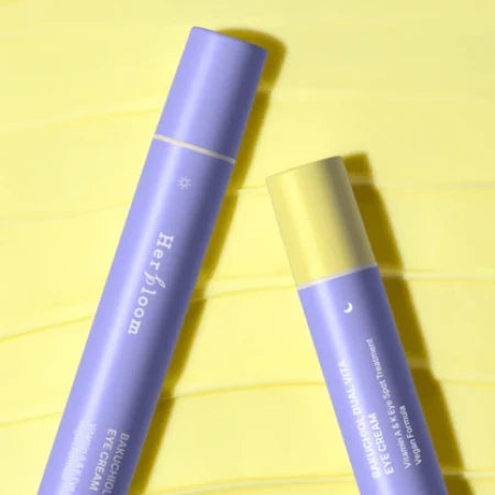 Herbloom Bakuchiol Dual Vita Eye Cream – Διπλή κρέμα ματιών για Πρωί και Βράδυ 16ml