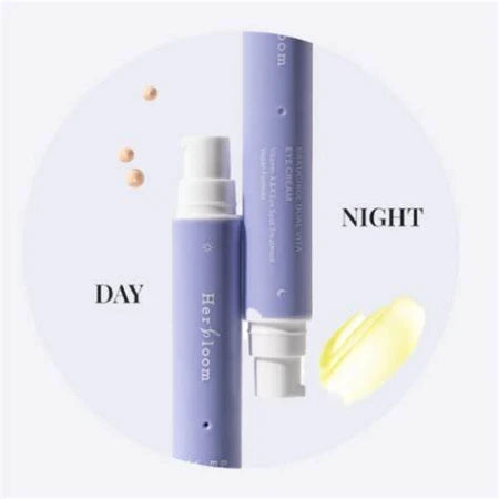 Herbloom Bakuchiol Dual Vita Eye Cream – Διπλή κρέμα ματιών για Πρωί και Βράδυ 16ml