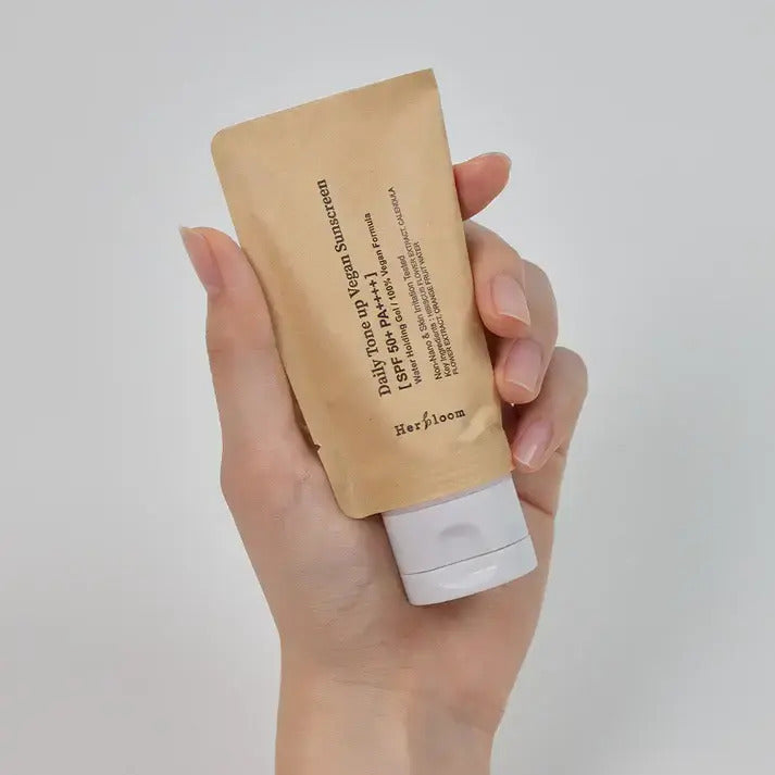 Herbloom Daily Tone Up Αντηλιακή Κρέμα Προσώπου SPF50+ με Χρώμα 50ml