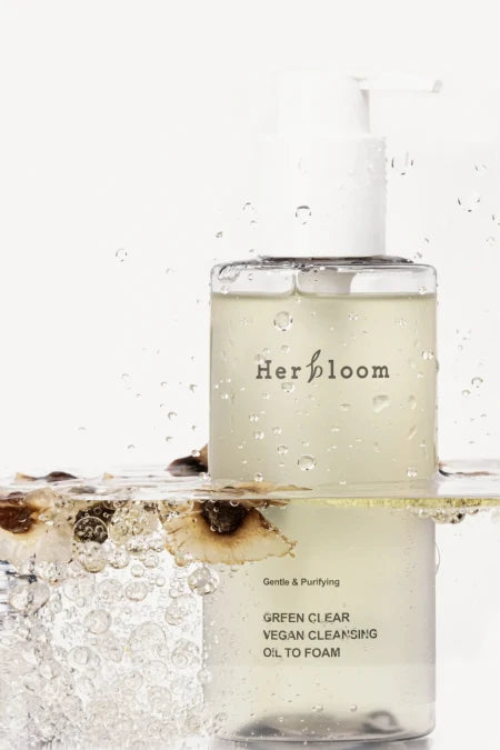 Herbloom  Green Clear Vegan Cleansing Oil To Foam -Καθαριστικό 2 σε 1 που μετατρέπεται από λάδι σε αφρό 200ml