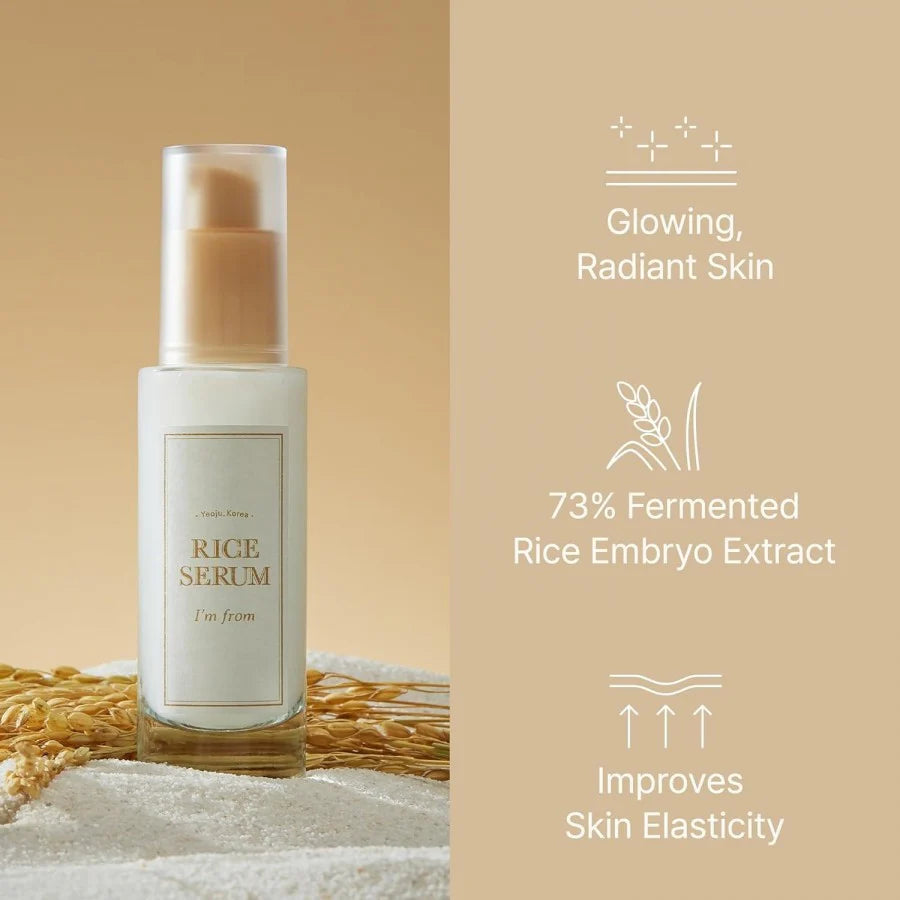 I'm From Rice Serum Προσώπου με Centella Asiatica & Νιασιναμίδη για Λάμψη 30ml