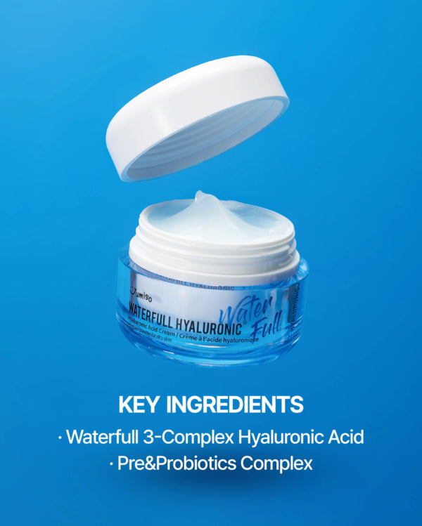 Jumiso Waterfull Hyaluronic Light Κρέμα Προσώπου για Ενυδάτωση, Ανάπλαση & Λάμψη με Υαλουρονικό Οξύ & Προβιοτικά 50ml