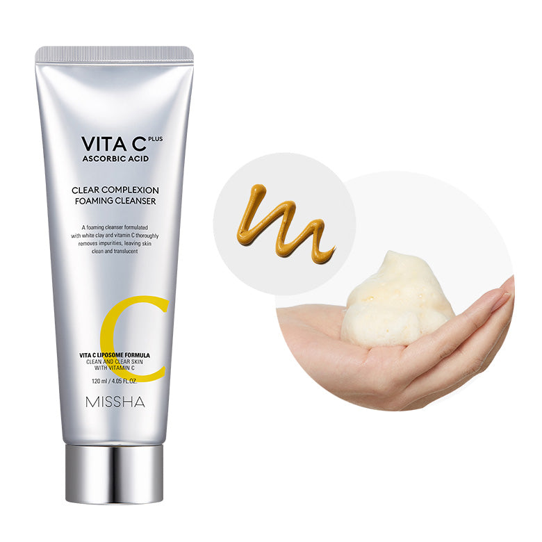 Missha Vita C Plus Clear Complexion Foaming Cleanser 120ml