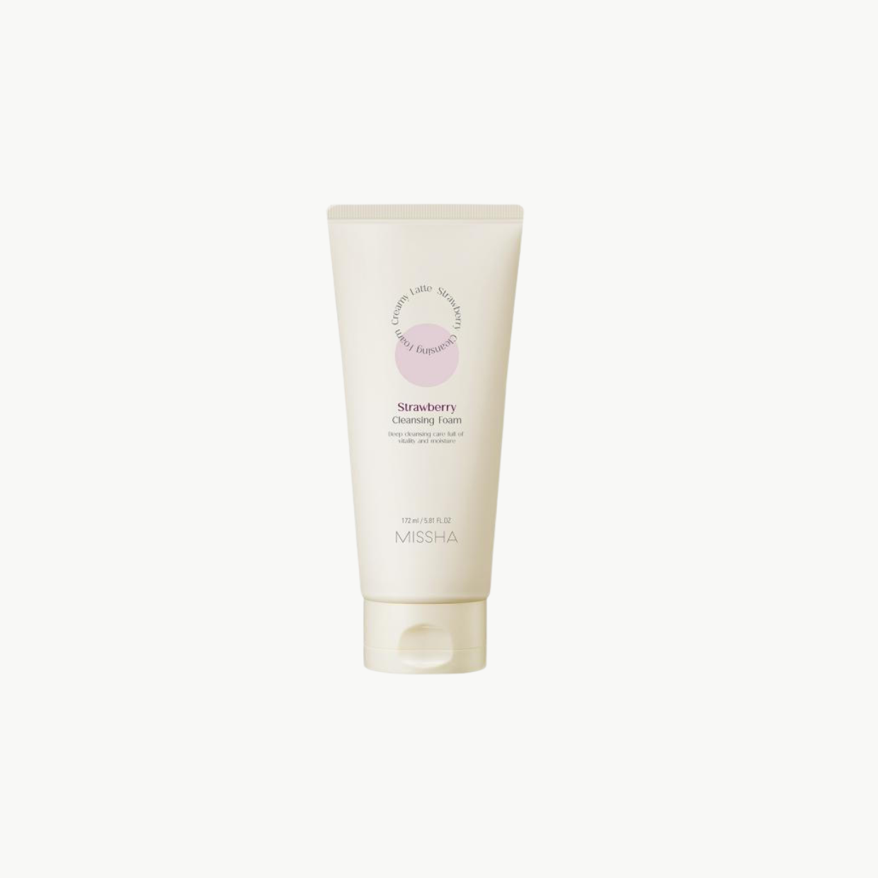 MISSHA Creamy Latte Cleansing Foam Strawberry 172ml