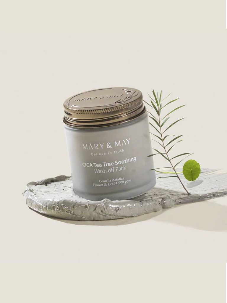 Mary & May CICA TeaTree Soothing Wash off Pack - Μάσκα αργίλου με καταπραϋντικά συστατικά
