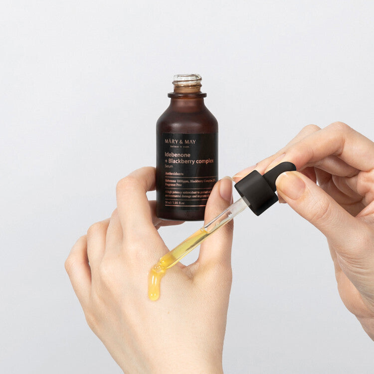Mary & May Idebenone + Blackberry Complex Αντιγηραντικό Serum Προσώπου για Αποτοξίνωση & Λάμψη 30ml