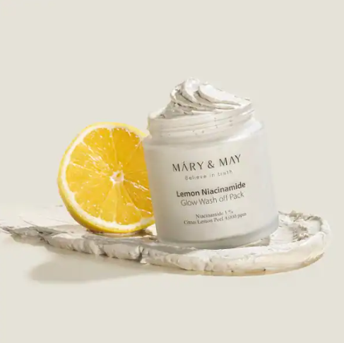Mary & May Lemon Niacinamide Glow Wash off Pack -125g