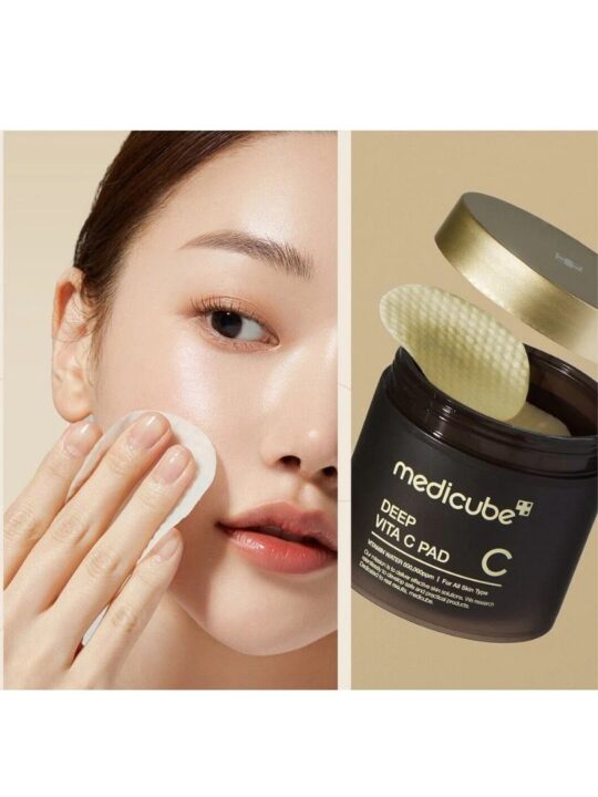 Medicube Deep Vita C Pad - Εμποτισμένα δισκία με βιταμίνη C για λαμπερό δέρμα