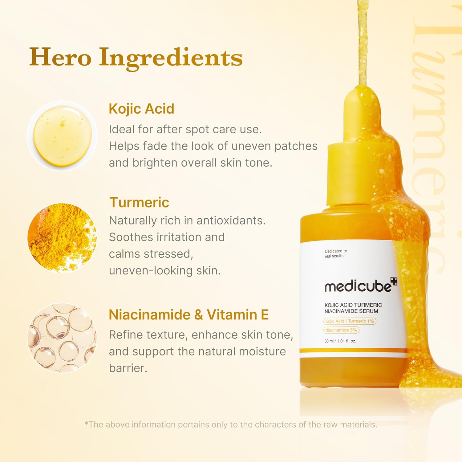 Medicube Kojic Acid Καταπραϋντικό & Ενυδατικό Serum Προσώπου με Νιασιναμίδη & Βιταμίνη E για Αποτοξίνωση & Λάμψη 30ml