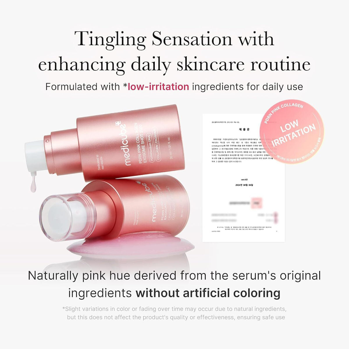 Medicube Pdrn Pink Exosome Shot Serum 2000 Serum Προσώπου για Λεύκανση & Ατέλειες 30ml