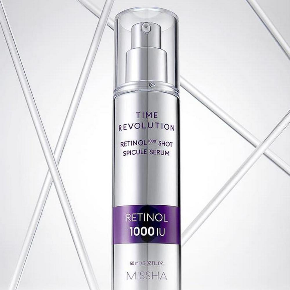 Missha Time Revolution Καταπραϋντικό & Αντιγηραντικό Serum Προσώπου με Ρετινόλη & Νιασιναμίδη για Λεύκανση 50ml