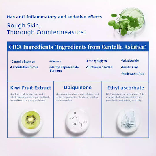 Mitomo Cica Hyaluronic Face And Neck Mask για Ενυδάτωση