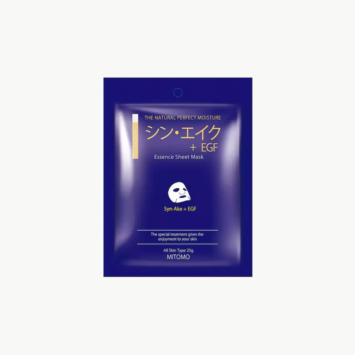 Mitomo Syn-ake & Egf Facial Essence Mask 1pc
