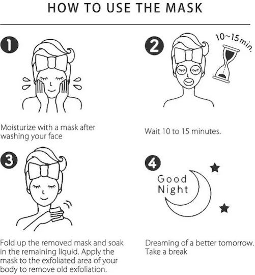 Mitomo Syn-ake & Egf Facial Essence Mask 1pc