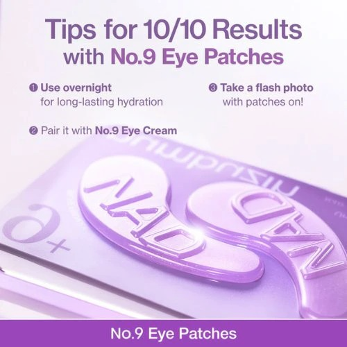 No.9 NAD Collagen Under Eye Patches - Eye Patches με Κολλαγόνο & 50 Πεπτίδια 1 ΤΜΧ