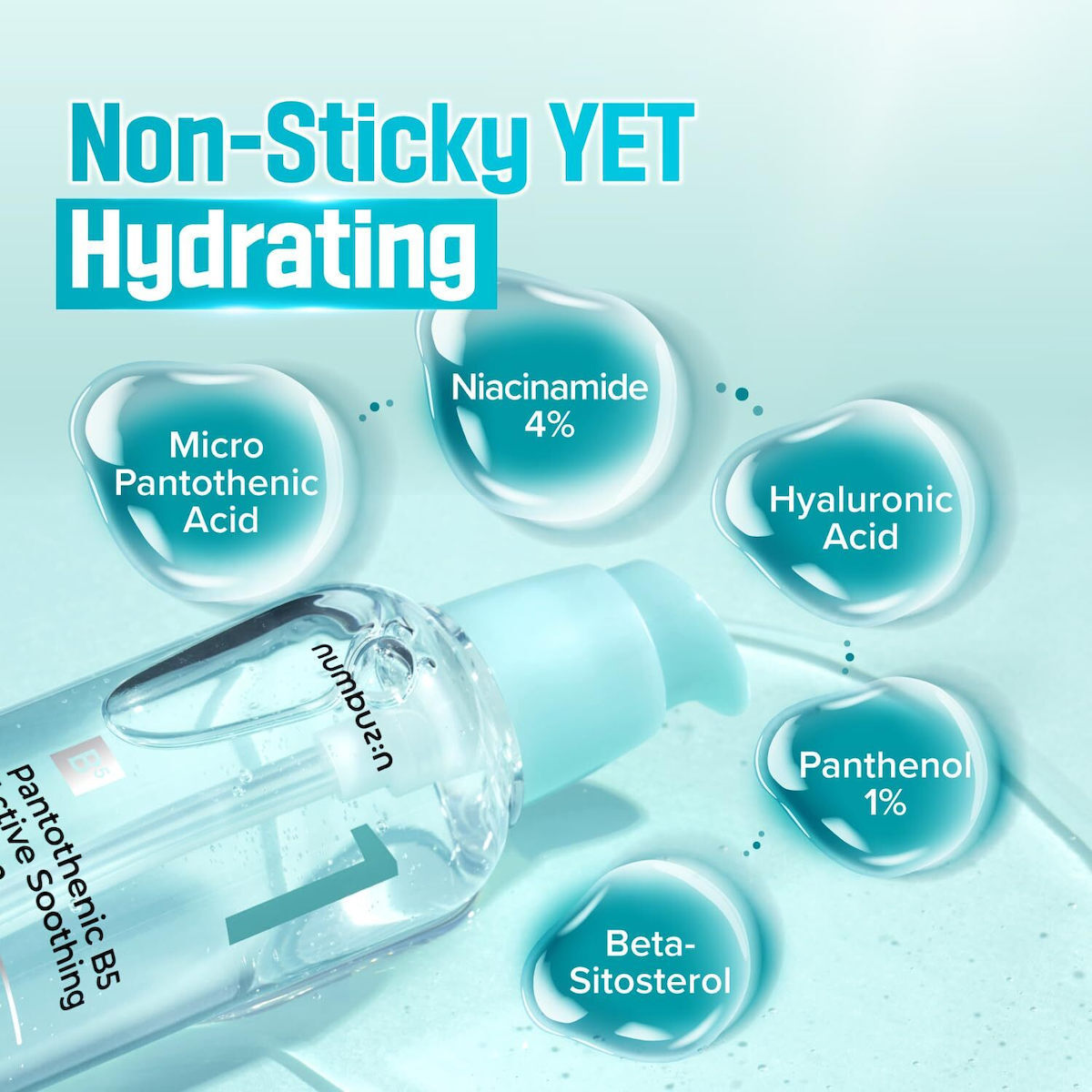 Numbuzin No.1 Pantothenic B5 Active Soothing Καταπραϋντικό & Ενυδατικό Essence Προσώπου 50ml