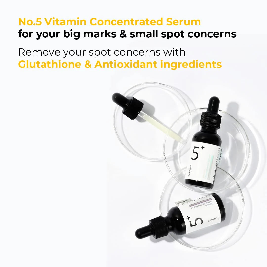 Numbuzin No.5 Vitamin Concentrated Ενυδατικό Serum Προσώπου με Βιταμίνη C & Νιασιναμίδη για Αποτοξίνωση & Λάμψη 30ml