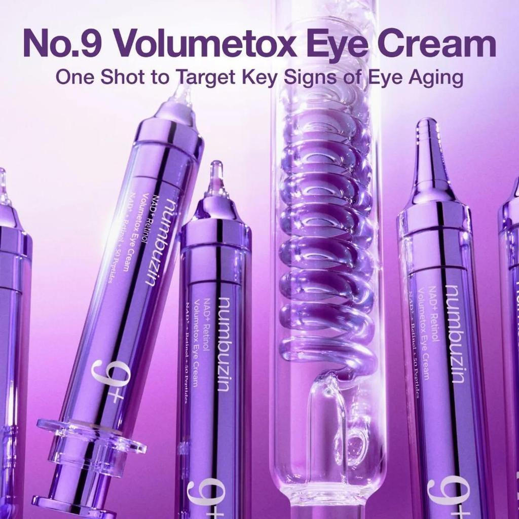 Numbuzin No.9 NAD Retinol Volumetox Κρέμα Ματιών για Αντιγήρανση & Σύσφιξη 10ml