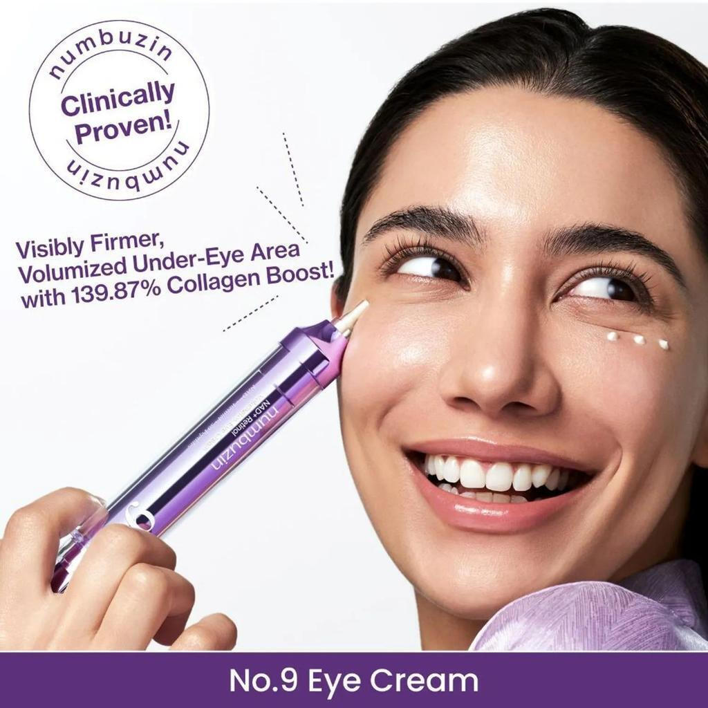 Numbuzin No.9 NAD Retinol Volumetox Κρέμα Ματιών για Αντιγήρανση & Σύσφιξη 10ml