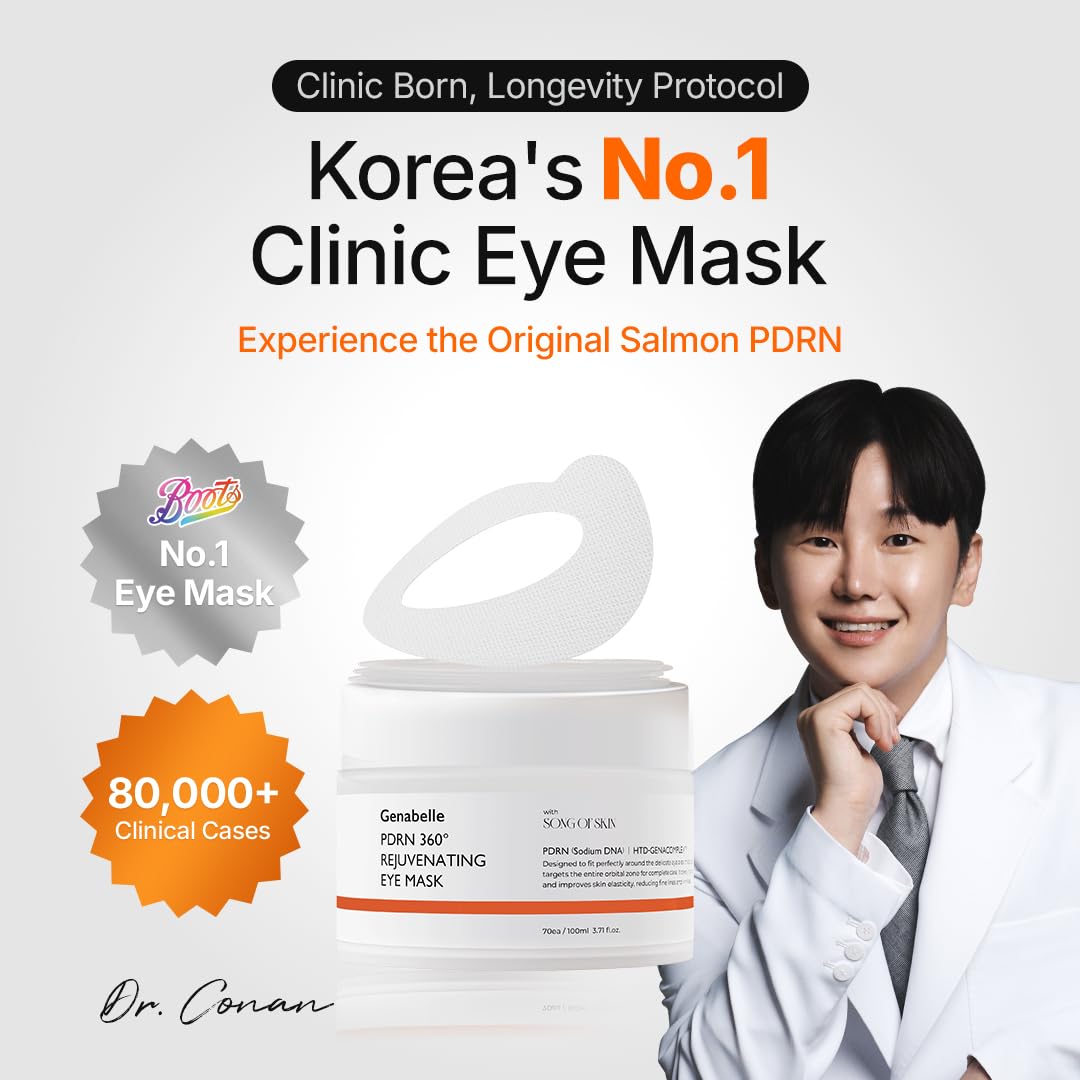 PDRN 360° Rejuvenating Eye Mask - Μάσκα Ματιών 360° για Ολοκληρωμένη Αναζωογόνηση & Σύσφιξη της Περιοχής των Ματιών 70τμχ