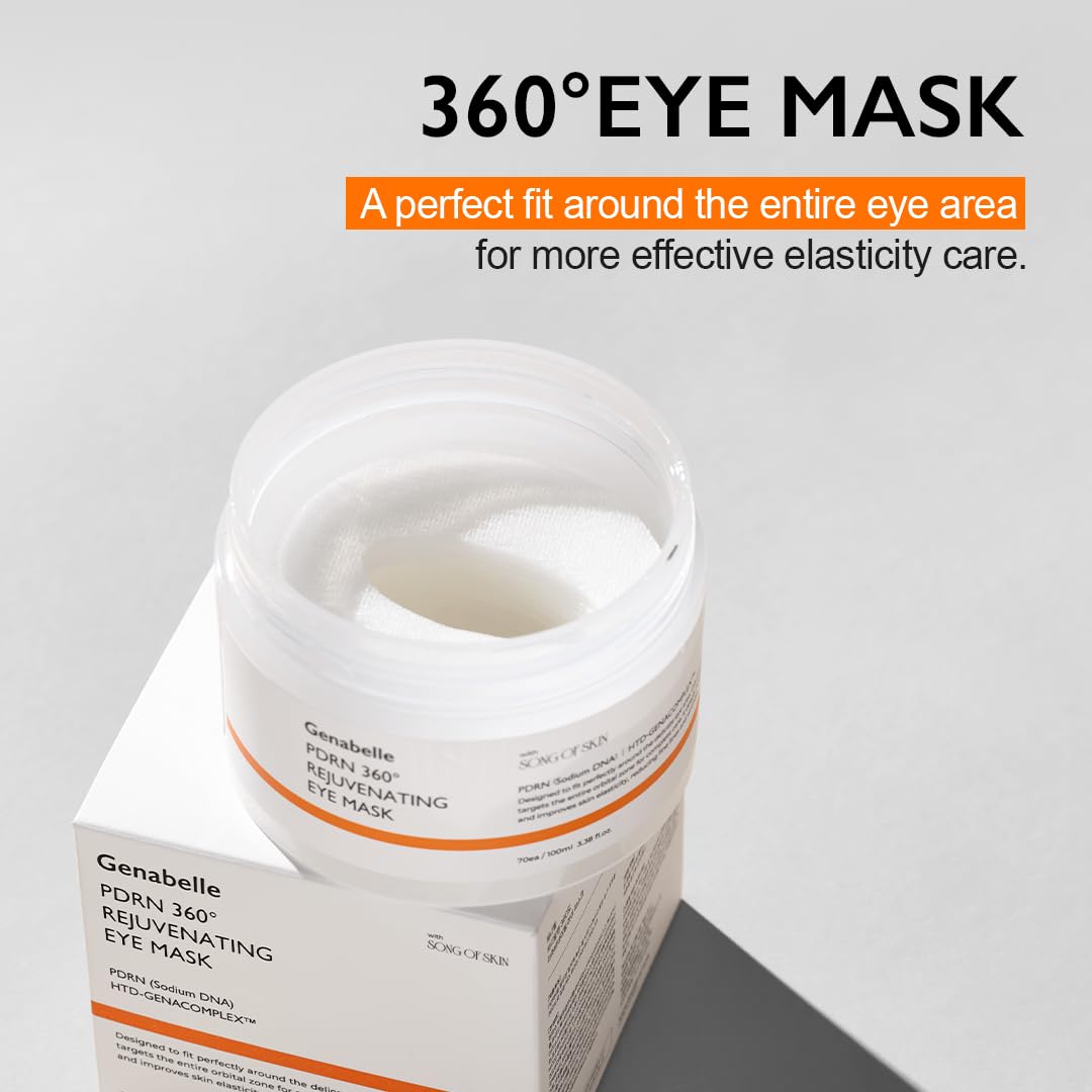 PDRN 360° Rejuvenating Eye Mask - Μάσκα Ματιών 360° για Ολοκληρωμένη Αναζωογόνηση & Σύσφιξη της Περιοχής των Ματιών 70τμχ