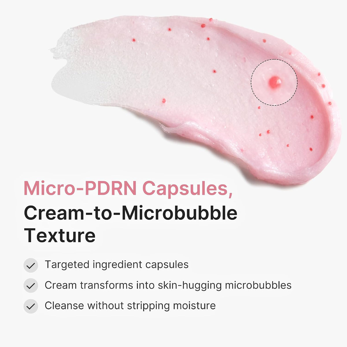 PDRN Pink Glutathione Capsule Cleansing Foam – Αφρός Καθαρισμού Λάμψης & Ενυδάτωσης με PDRN, Γλουταθειόνη & Κολλαγόνο 120gr