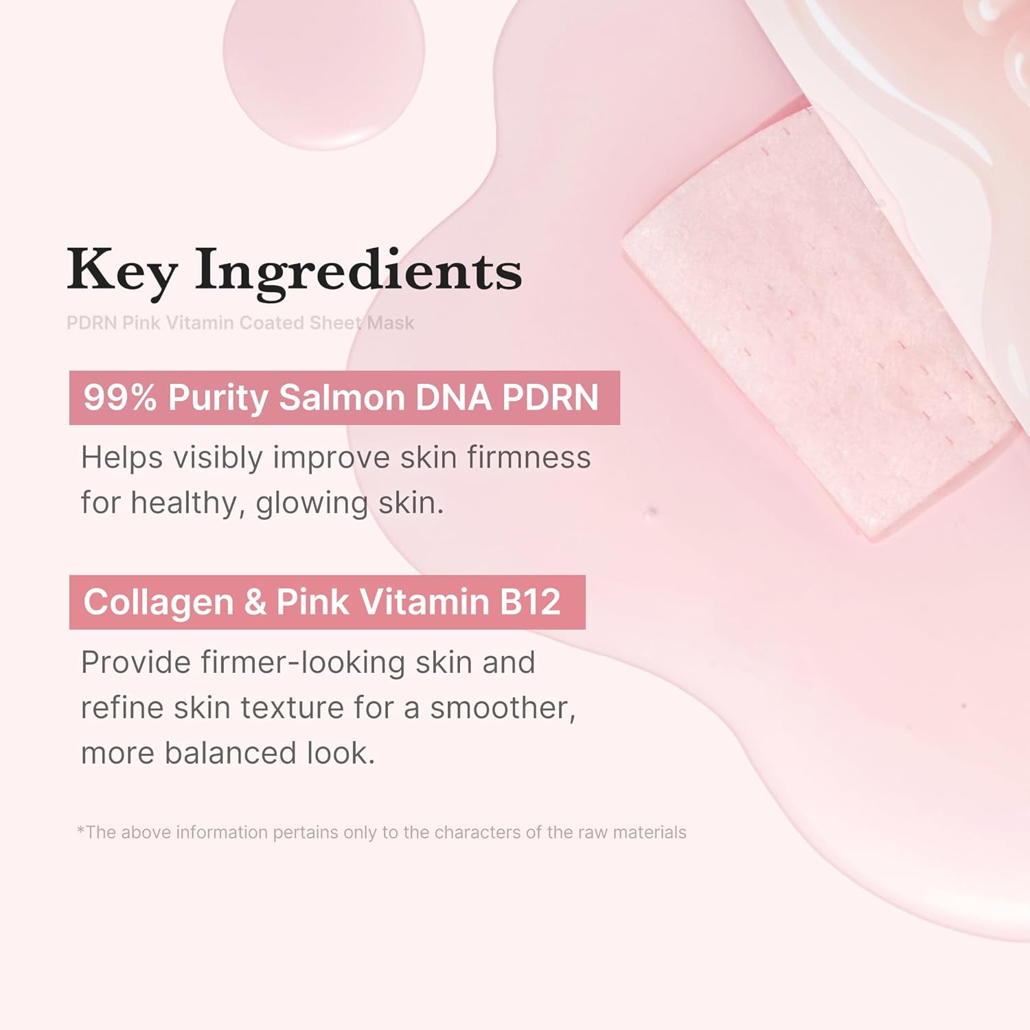 PDRN Pink Vita Coating Mask - Μάσκα λάμψης