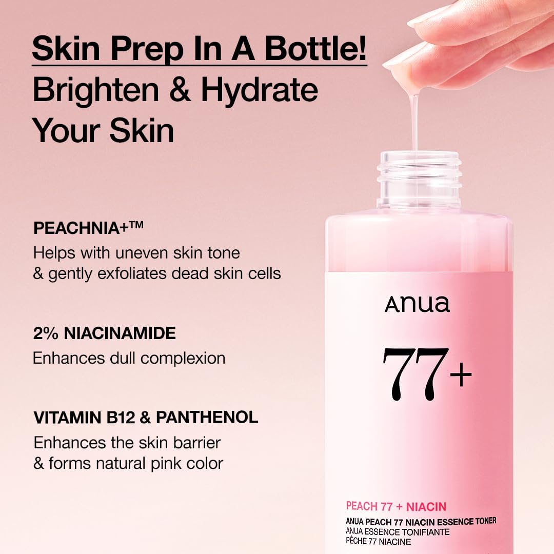 Peach 77 Niacin Essence Toner - Ενυδατικό essence με προβιοτικά 250ml