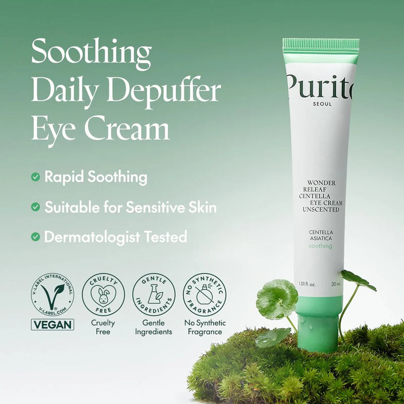 Wonder Releaf Centella Eye Cream Unscented - Κρέμα ματιών για ευαίσθητο δέρμα 30ml