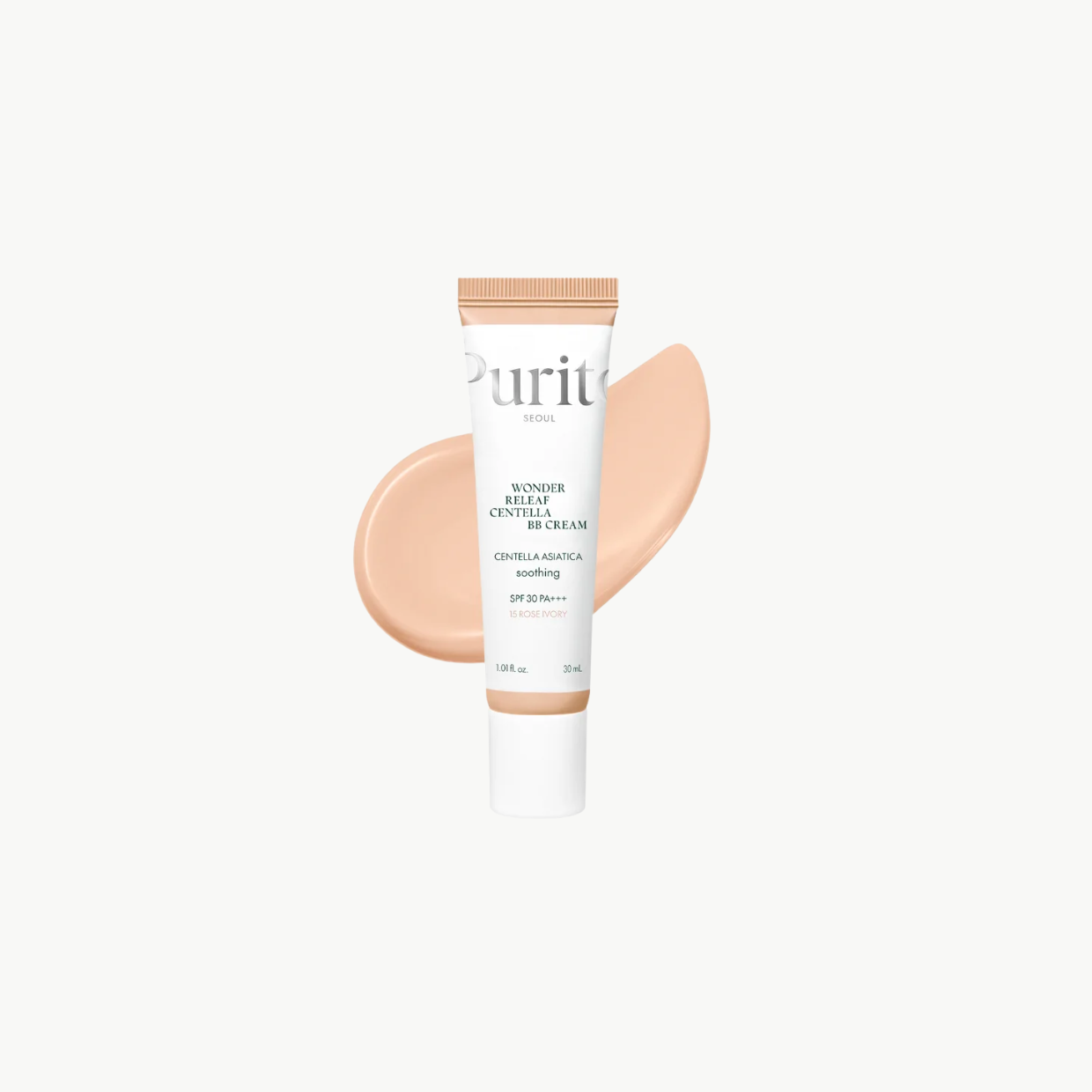 Purito Wonder Releaf Centella BB Cream #15 Rose Ivory SPF30 PA++++ 30ml