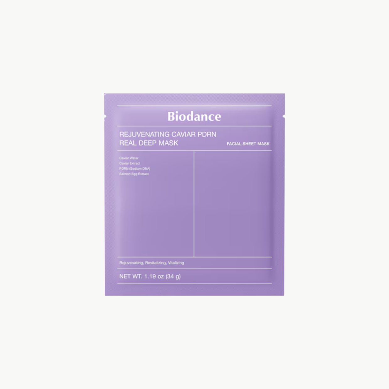 Rejuvenating Caviar PDRN Real Deep Mask - Μάσκα Εντατικής Αναζωογόνησης & Λάμψης