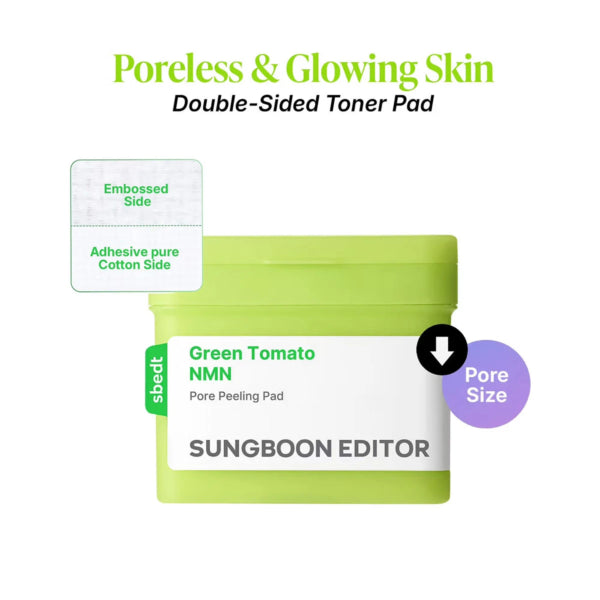 Sungboon Editor Green Tomato NMN Pore Peeling Pad 60pcs