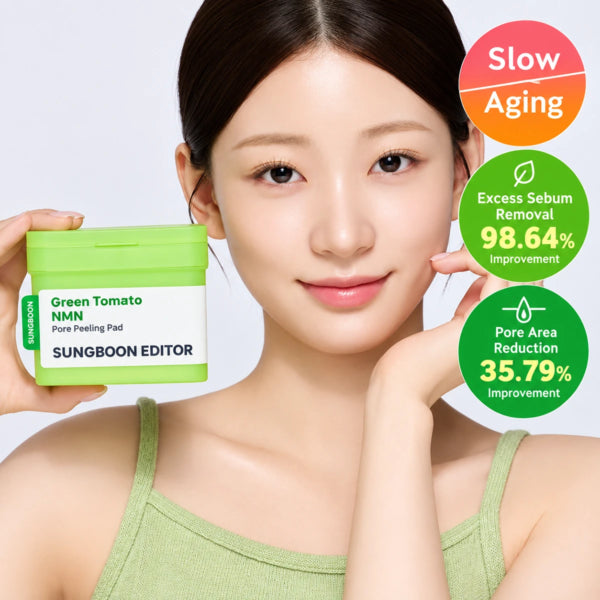 Sungboon Editor Green Tomato NMN Pore Peeling Pad 60pcs