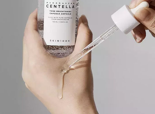 Skin1004 Madagascar Centella Tone Brightening Capsule Ampoule Καταπραϋντικό & Ενυδατικό Serum Προσώπου με Βιταμίνη C & Νιασιναμίδη για Αποτοξίνωση & Λάμψη 100ml