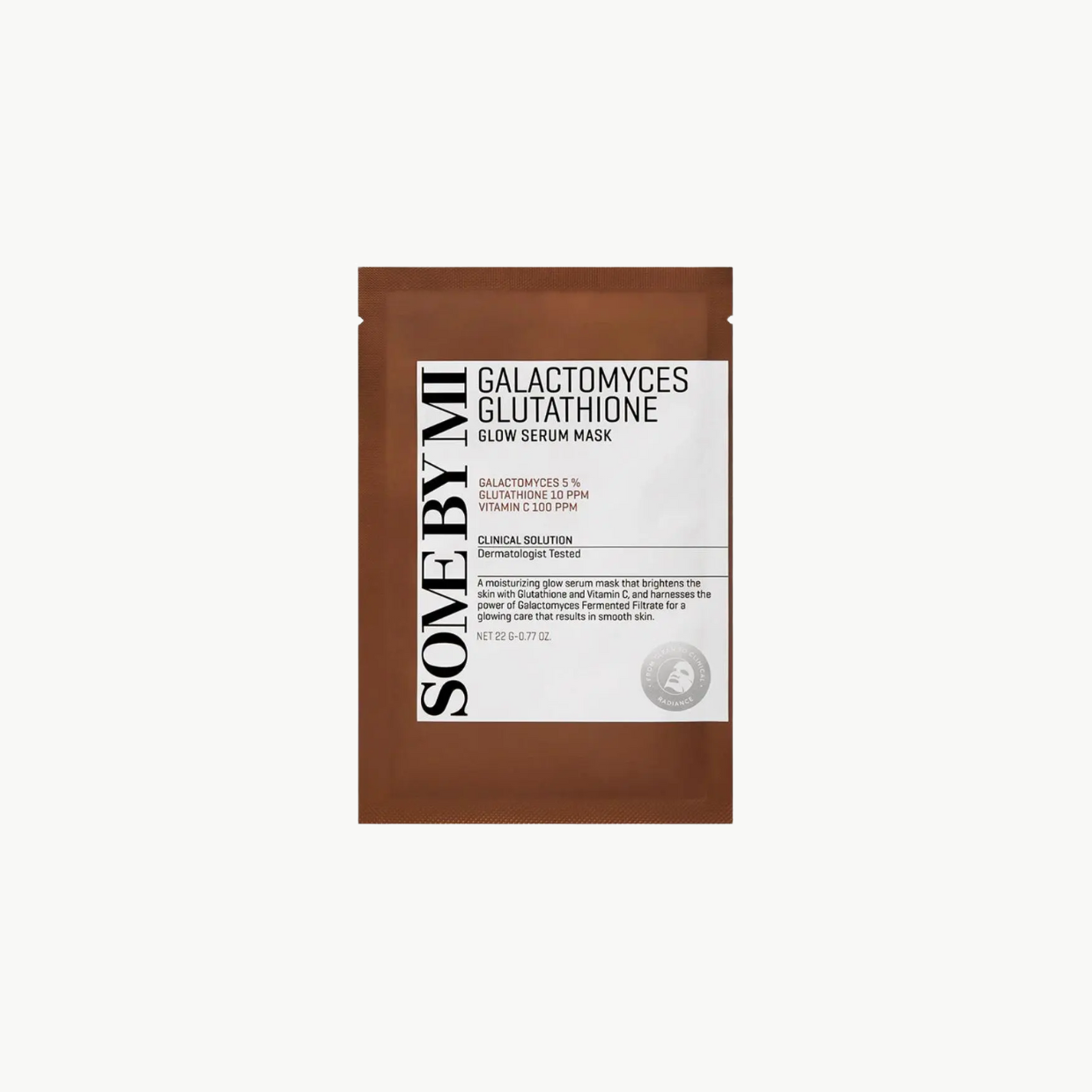 Some By Mi Galactomyces Glutathione Glow Μάσκα Προσώπου για Λάμψη / Λείανση / Ενυδάτωση / Αντιγήρανση 22gr