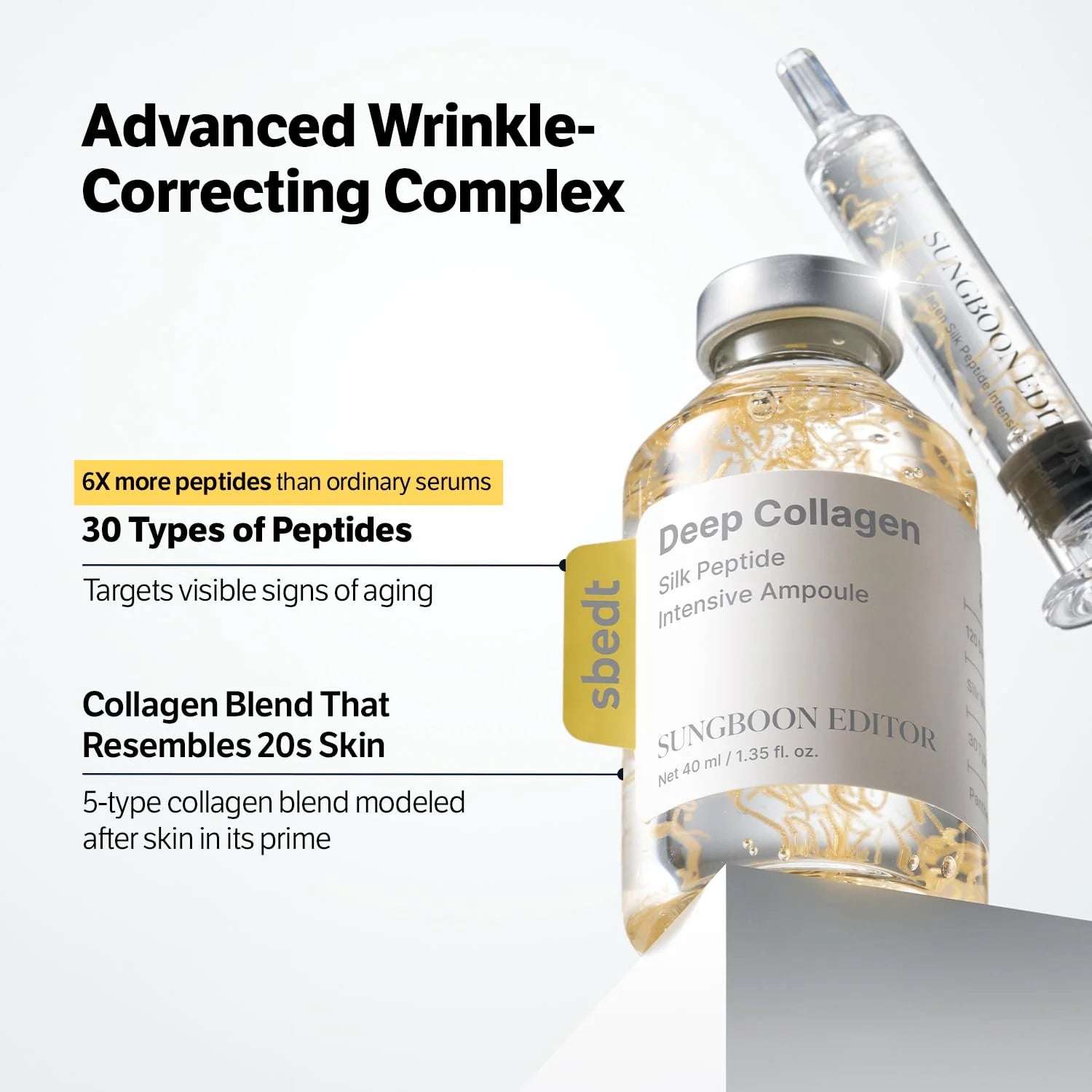 Sungboon Editor Silk Serum Προσώπου με Πεπτίδια για Lifting 35ml