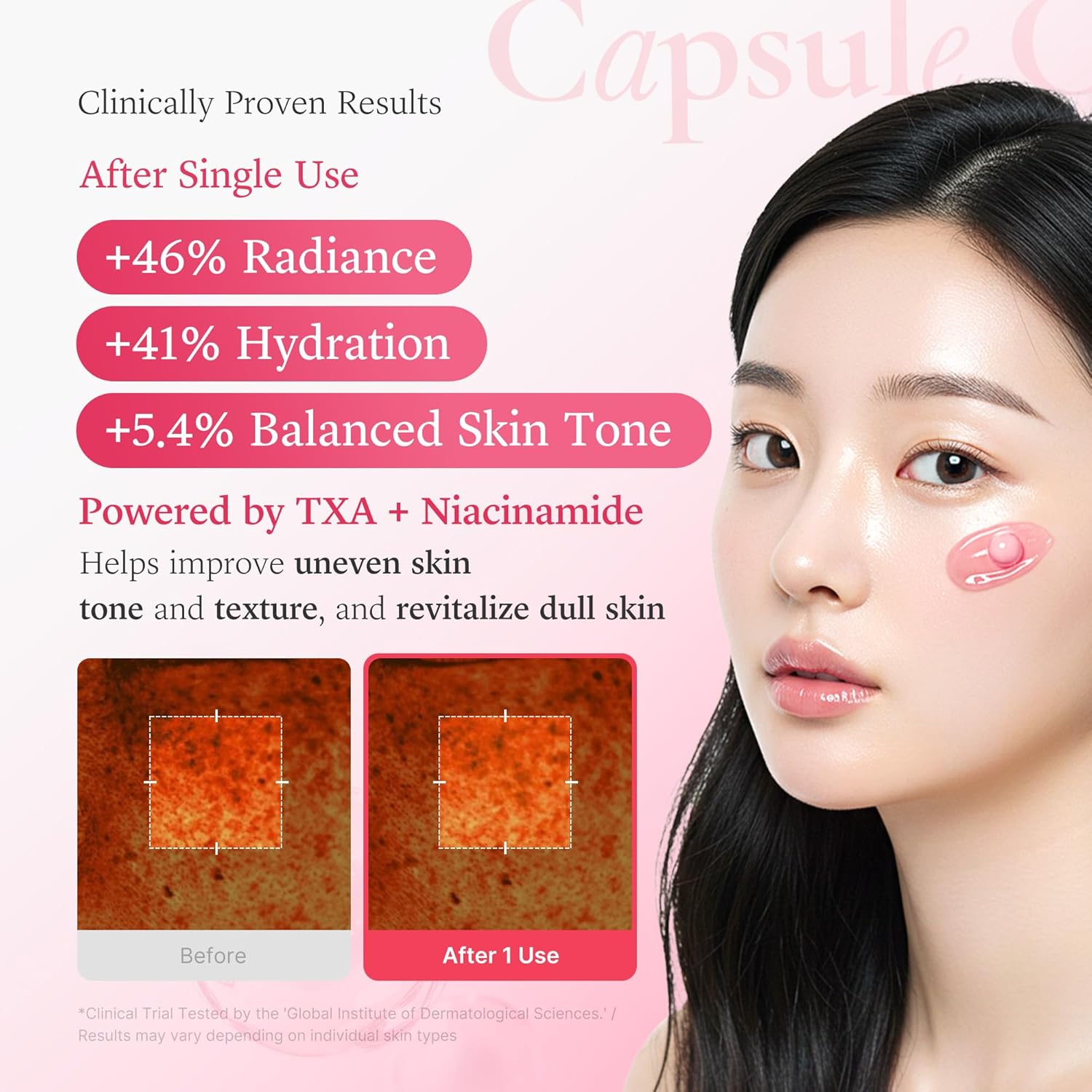 TXA Niacinamide Capsule Cream - Κρέμα για δυσχρωμίες, σημάδια ακμής & ανομοιόμορφη υφή