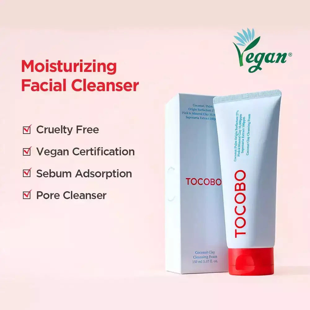 Tocobo Coconut Clay Αφρός Καθαρισμού Προσώπου 150ml