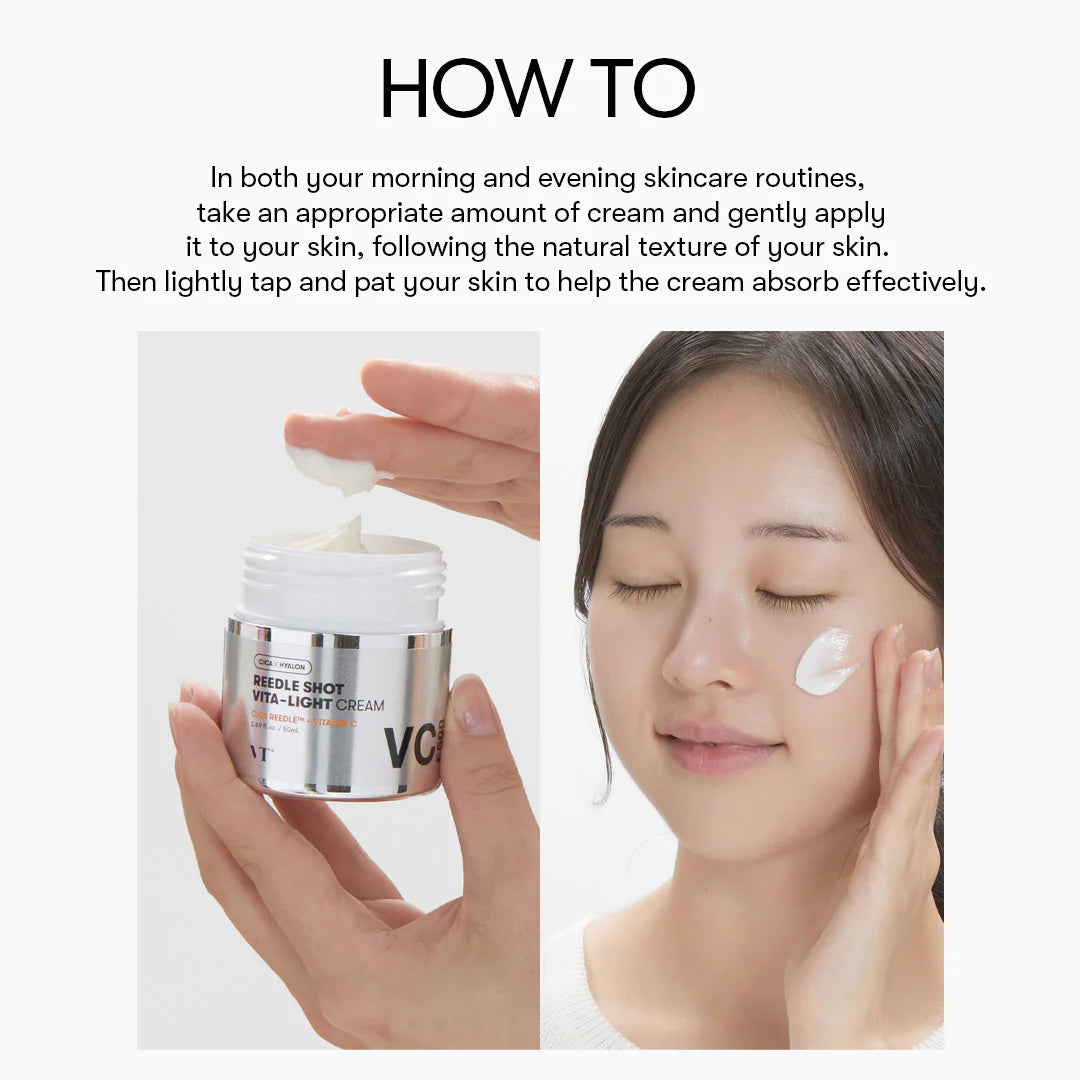 Vt Cosmetics Reedle Shot Vita Light Cream 50ml – Κρέμα Λάμψης Βιταμίνες