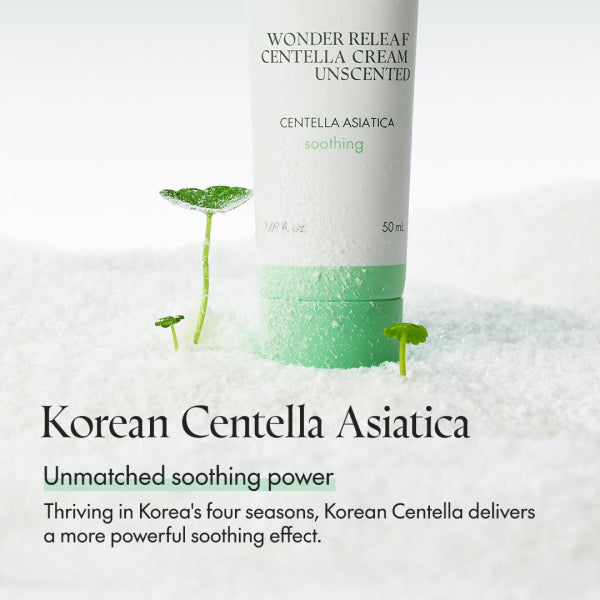 Wonder Releaf Centella Cream Unscented - Καταπραϋντική κρέμα προσώπου 50ml